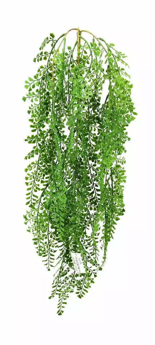 3 Branches 43 leaves 80cm Artificial Ginkgo Hanging Rattan Ferns