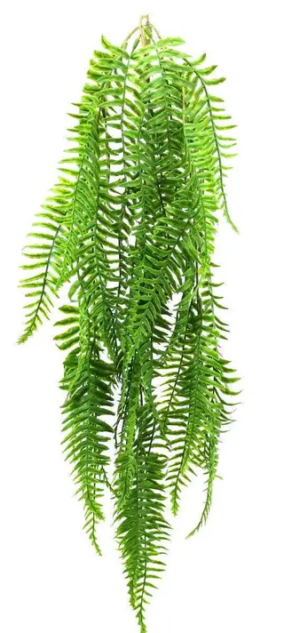 3 Branches 43 leaves Artificial Dragon Boat Hanging Rattan Ferns 80cm