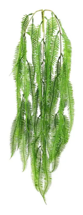 3 Branches 43 leaves 80cm Artificial Osmunda Hanging Rattan Ferns