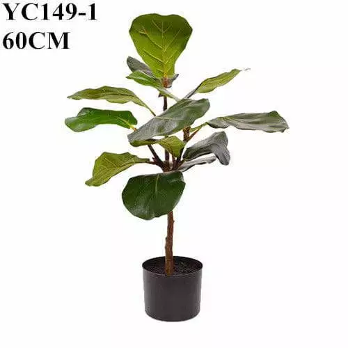 Artificial New Fiddle-leaf Fig Bonsai High Quality 30~60 CM Potted