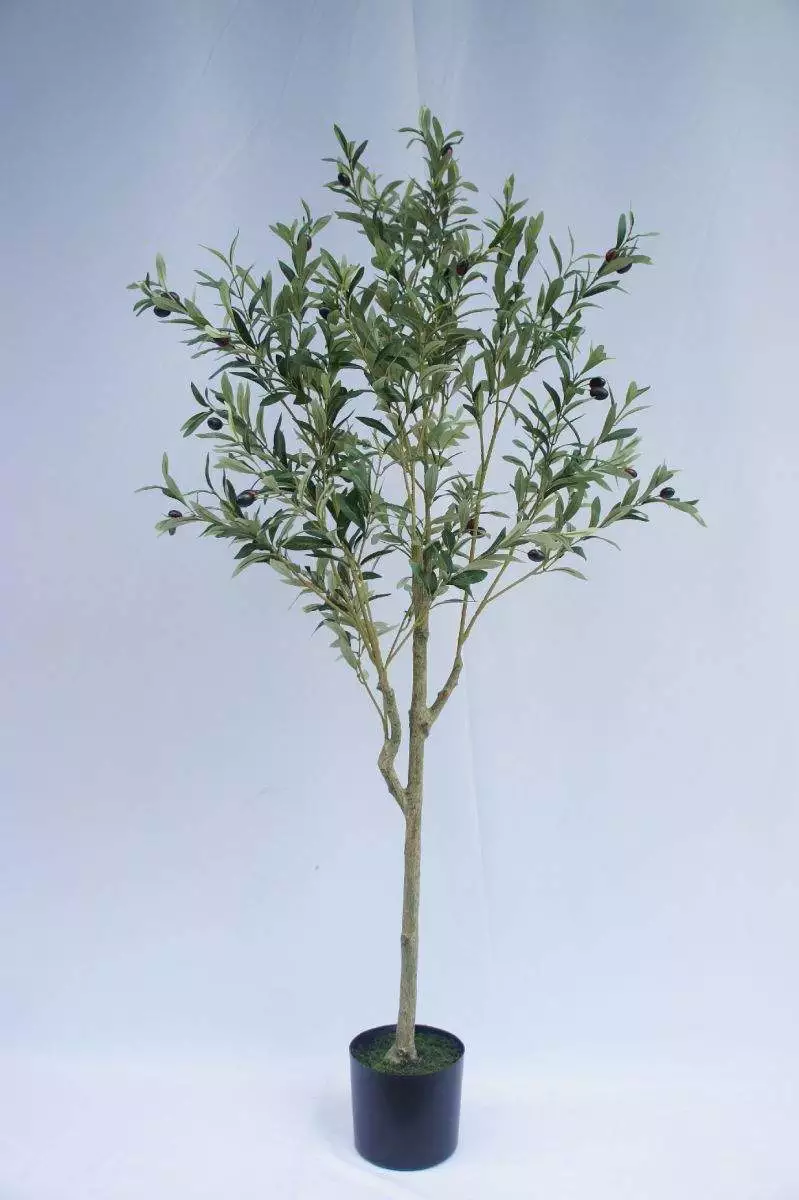 Home Garden Decoration Faux Plant 150 Cm Green Artificial Olive Tree