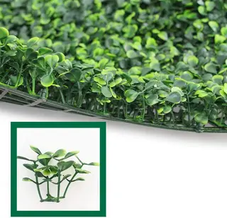 Artificial Boxwood Panels Topiary Hedge Plant