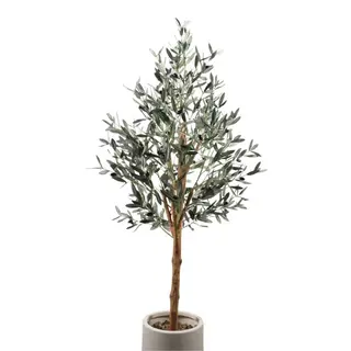 Real Trunk Olive Tree with Fruits, 160cm – Artificial Trees Wholesale for Bulk Projects Real Trunk Olive Tree with Fruits, 160cm – Artificial Trees Wholesale for Bulk Projects