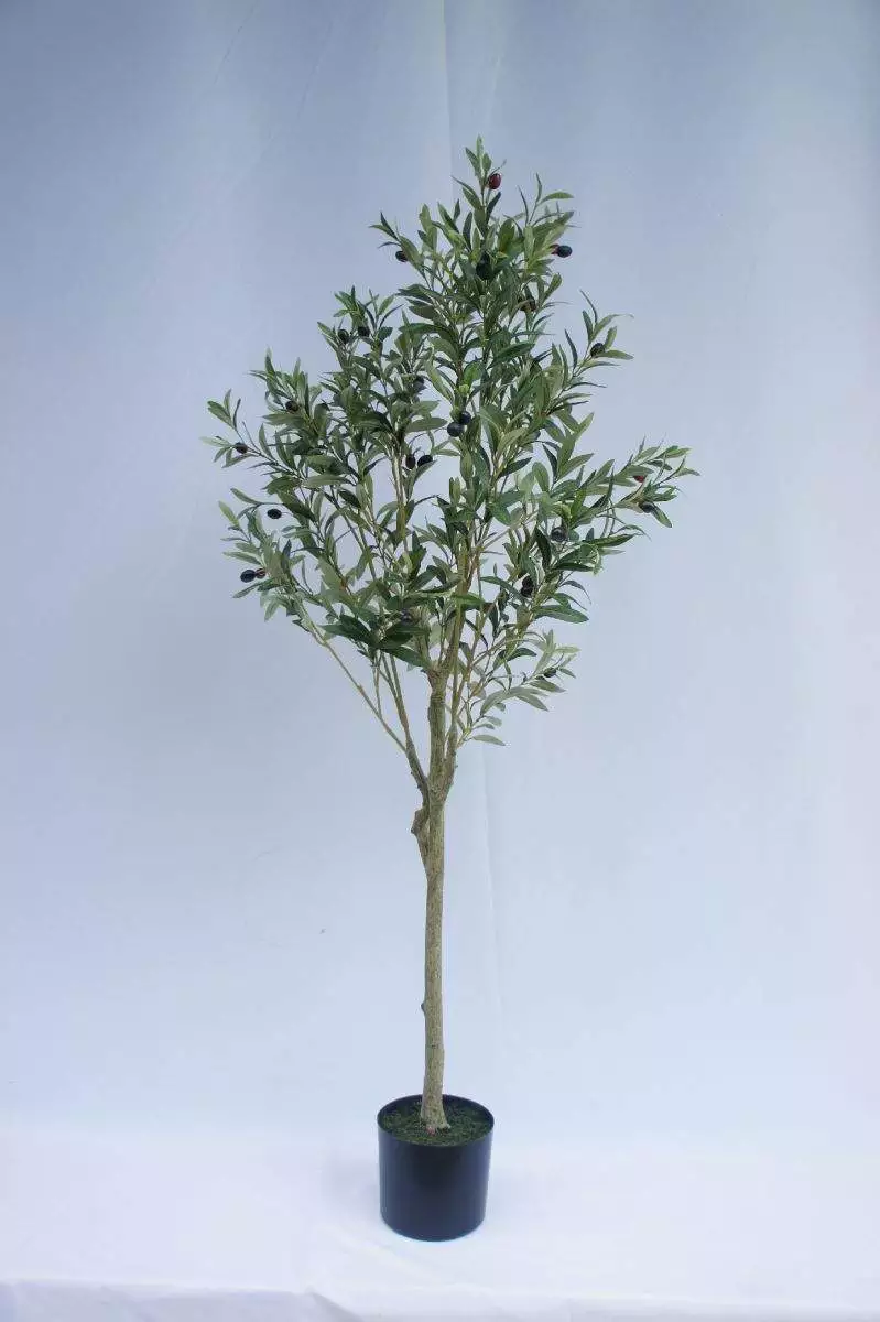 Newest Decorative Faux Plant Silk Leaf Artificial Olive Tree For Home Use