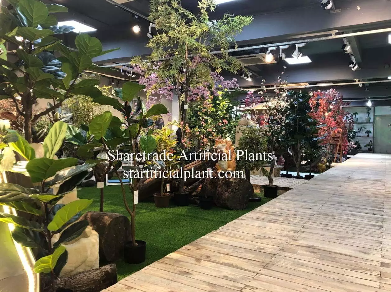 New Showroom - Sharetrade artificial plant and tree - A leading Chinese interior and outdoor landscape manufacturer