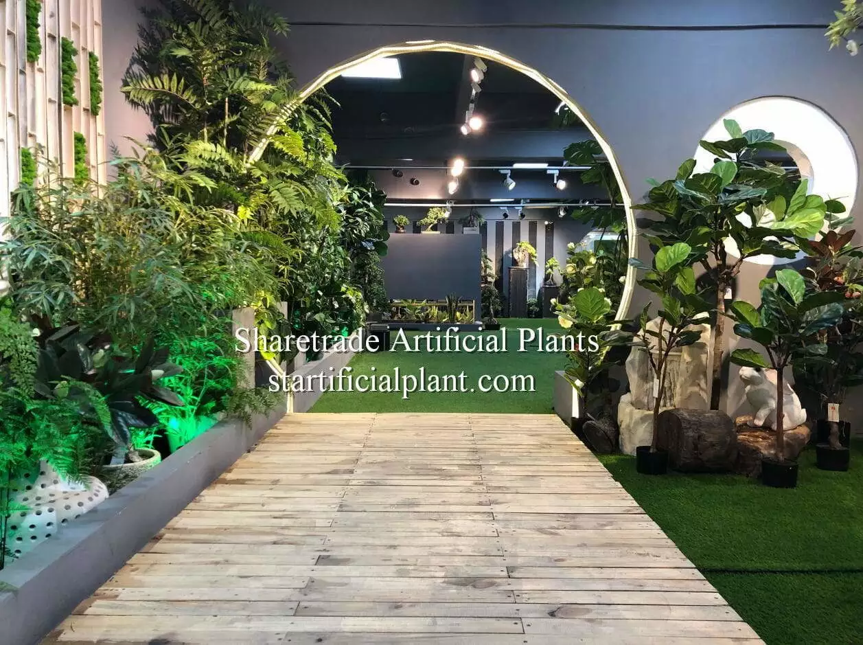 New Showroom - Sharetrade artificial plant and tree - A leading Chinese interior and outdoor landscape manufacturer