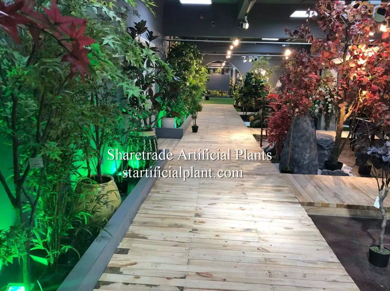 New Showroom - Sharetrade artificial plant and tree - A leading Chinese interior and outdoor landscape manufacturer