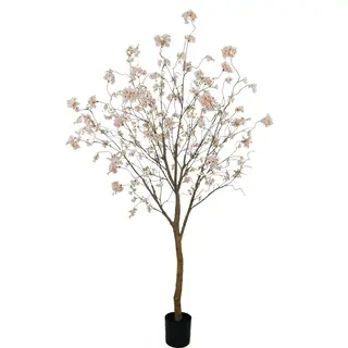Artificial White Golden Trumpet Tree (KD) –  180cm & 220cm Faux Greenery for Commercial Projects