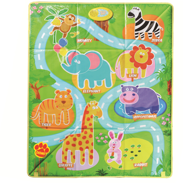 Electronic Foldable Musical Playmat, Double Sides, Storage Box Type