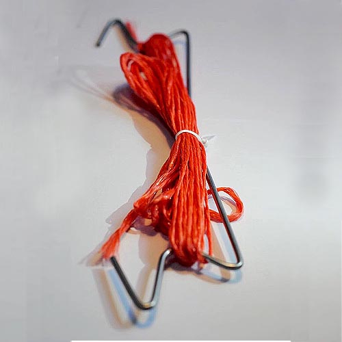 M Type Tomato Hooks, 220mm, Hot Galvanized, 10M PP Raffia Twine
