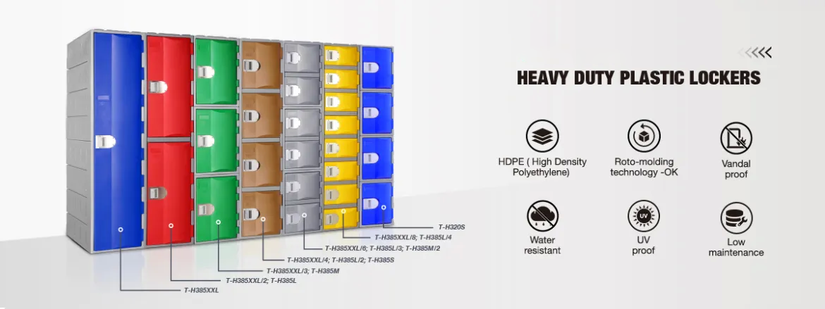 Toppla Outdoor Plastic Lockers