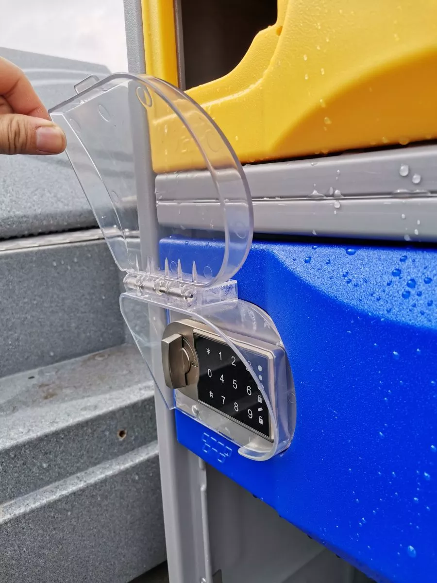 Product Alert: Waterproof lock cover available for HDPE Locker