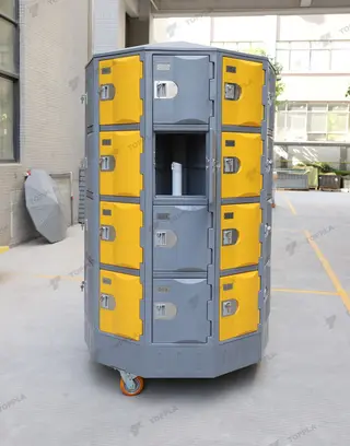 Shipping news: ABS HDPE Plastic Heavy Duty Lockers Export to Europe