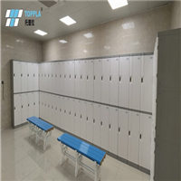 ABS Plastic Lockers with White Door Colors