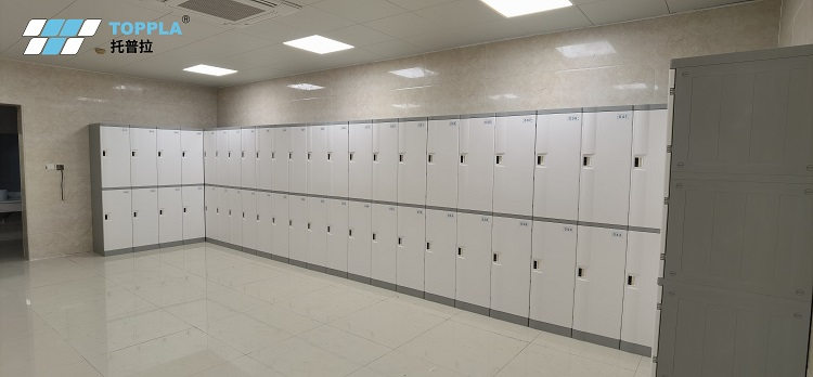 TOPPLA  ABS Plastic Lockers with White Door Colors