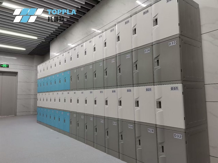 TOPPLA  ABS Plastic Lockers with White Door Colors