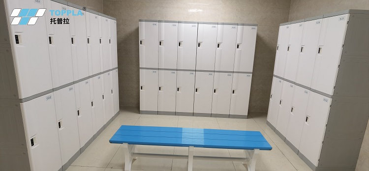 TOPPLA  ABS Plastic Lockers with White Door Colors