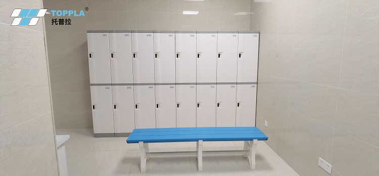 TOPPLA  ABS Plastic Lockers with White Door Colors