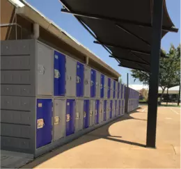 Outdoor Storage Solution - Heavy Duty Plastic Cabinets (HDPE Lockers)