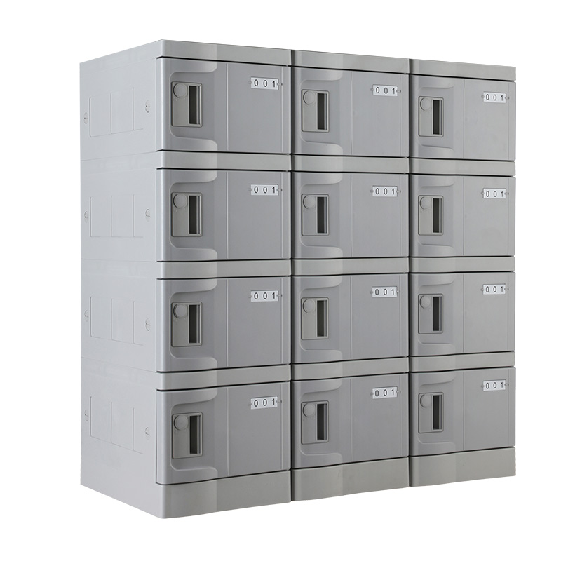Gray T-280E Plastic Mini Lockers
