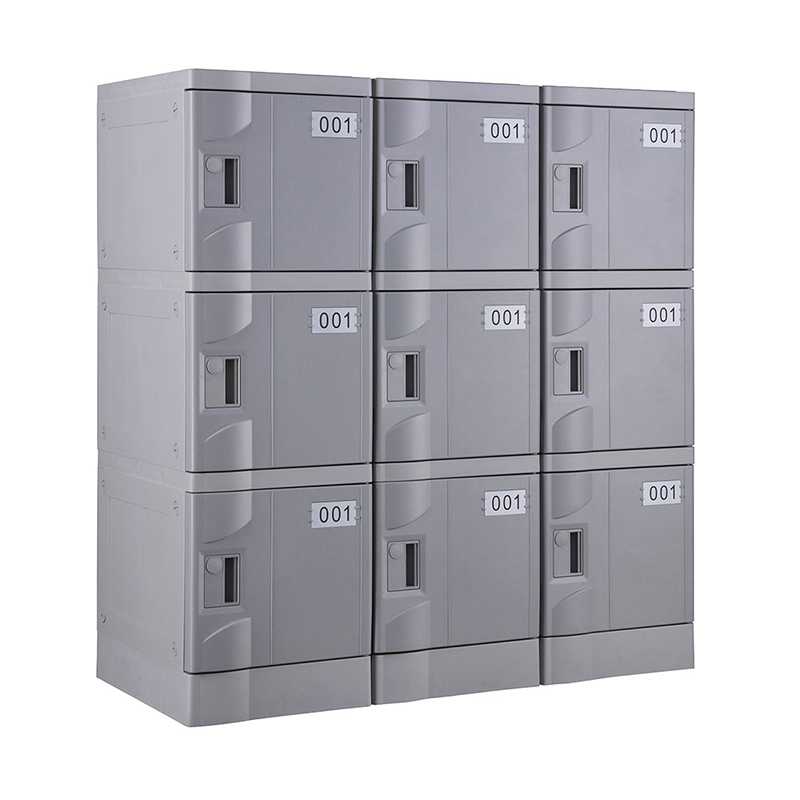 Gray T-320E-42 Six Tiers Plastic Lockers