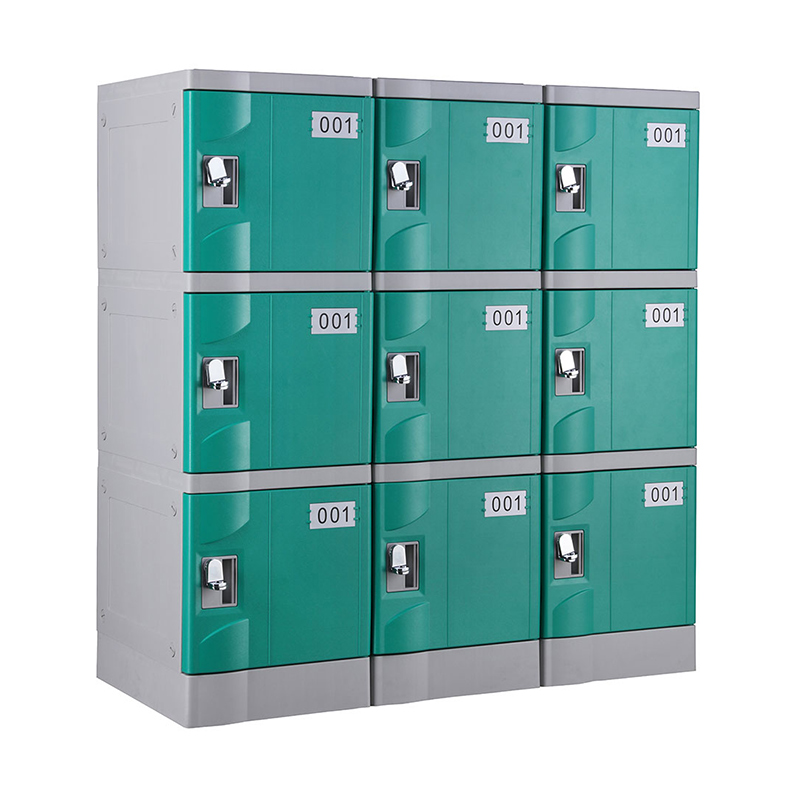 Green T-320E-42 Six Tiers Plastic Lockers