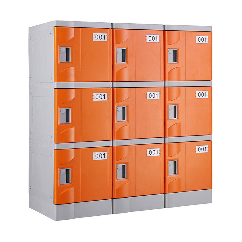 Orange T-320E-42 Six Tiers Plastic Lockers