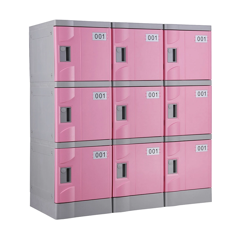 Pink T-320E-42 Six Tiers Plastic Lockers