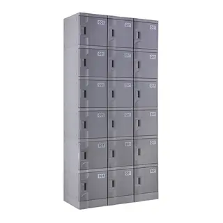 ABS Plastic Locker T-320E-42: Six Tier Cabinet for Gyms and Schools