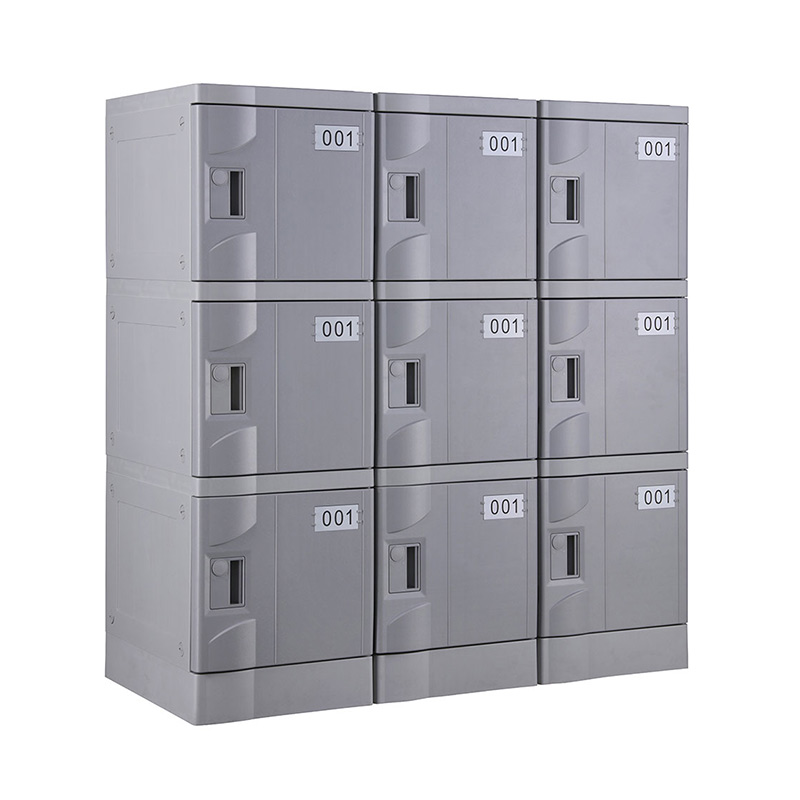 Gray T-320E-50 Plastic Locker for Stadium
