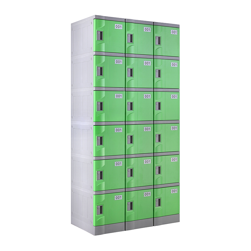 ABS Plastic Locker T-320E-50: 6 Tiers, for Stadium, Flexible Config