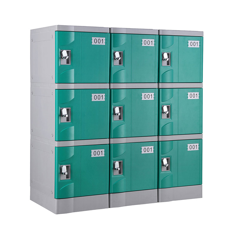 Green T-320E-50 Plastic Locker for Stadium