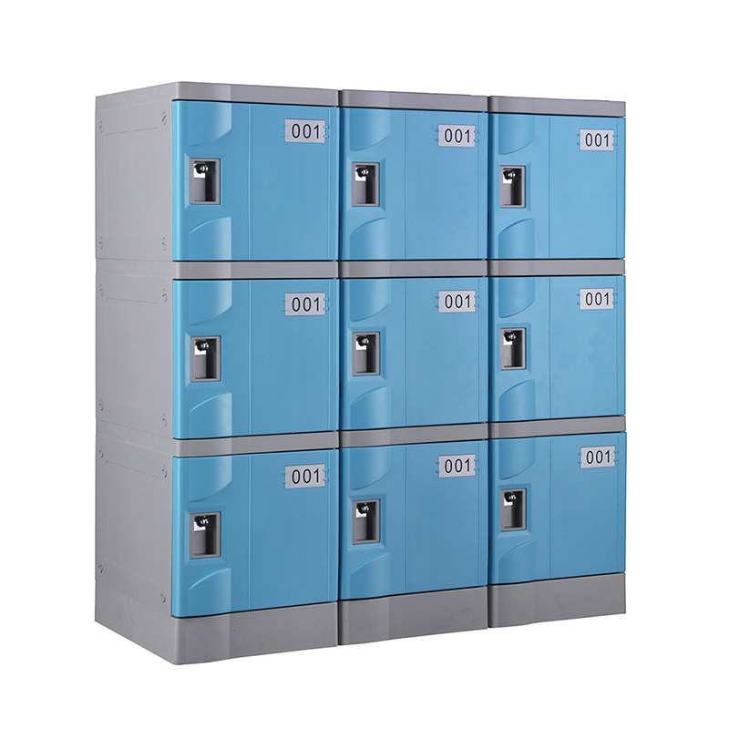 Light Blue T-320E-50 Plastic Locker for Stadium
