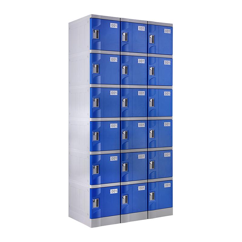 ABS Plastic Locker T-320E-50: 6 Tiers, for Stadium, Flexible Config