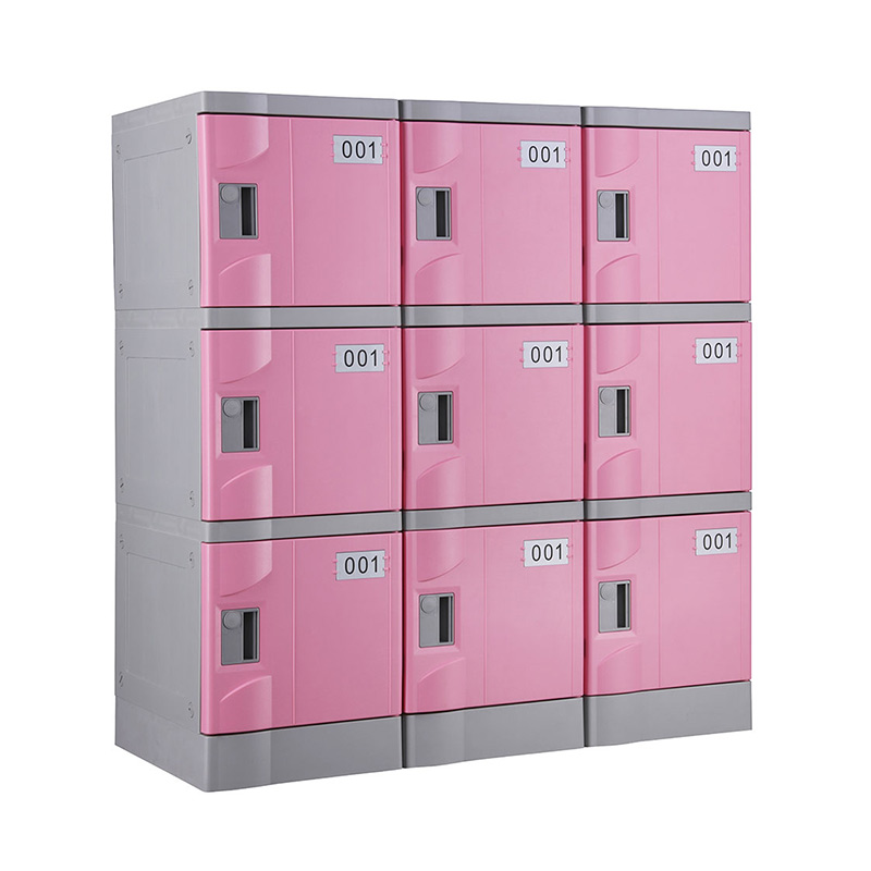 Pink T-320E-50 Plastic Locker for Stadium