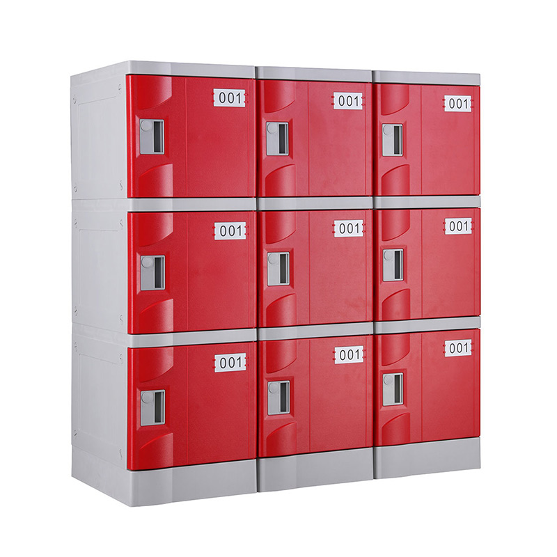 Red T-320E-50 Plastic Locker for Stadium