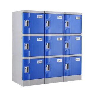 Navy Blue T-320E-50 Plastic Locker for Stadium