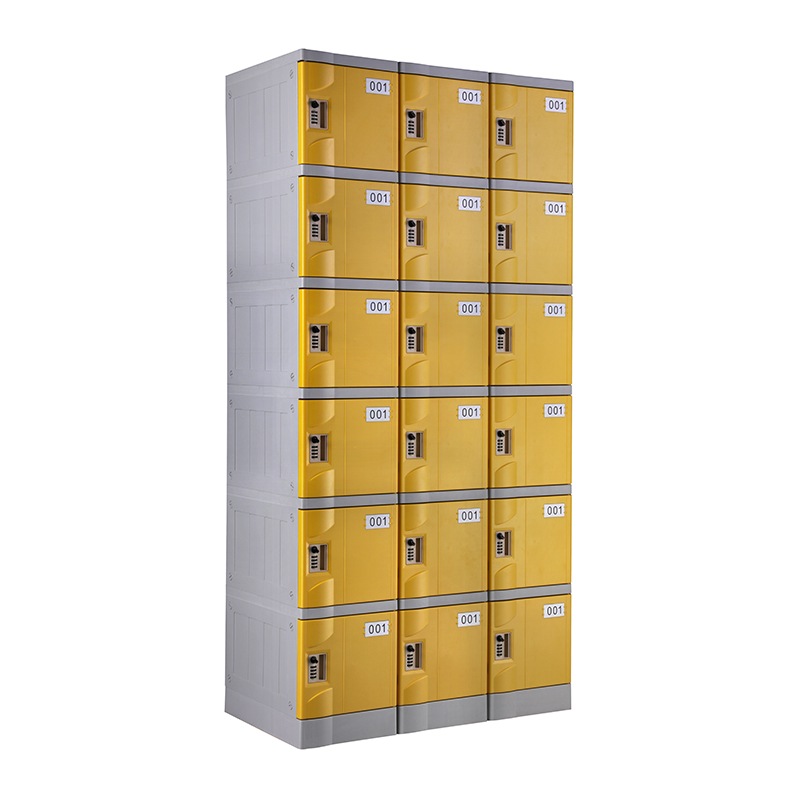ABS Plastic Locker T-320E-50: 6 Tiers, for Stadium, Flexible Config