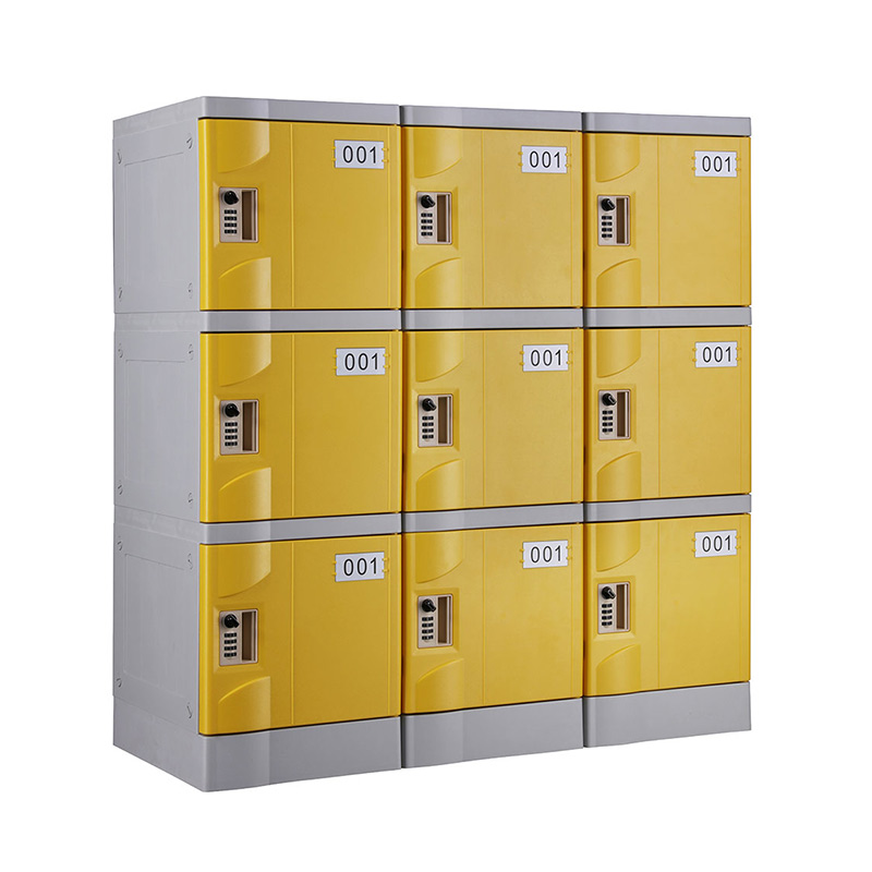 Yellow T-320E-50 Plastic Locker for Stadium