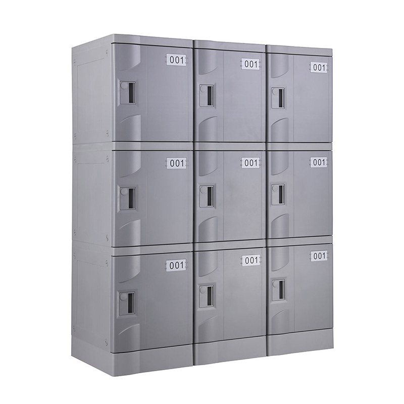 Gray T-320F-42 Plastic Lockers for Schools