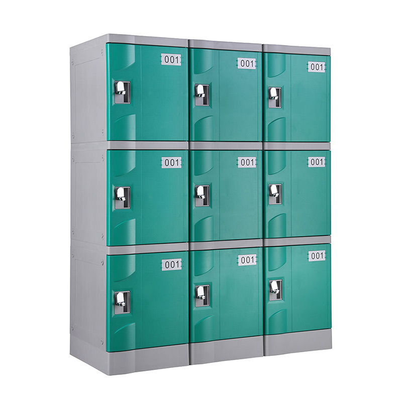 Green T-320F-42 Plastic Lockers for Schools