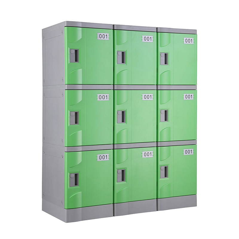 Light Green T-320F-42 Plastic Lockers for Schools