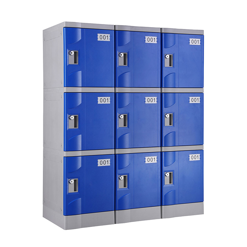 Navy Blue T-320F-42 Plastic Lockers for Schools