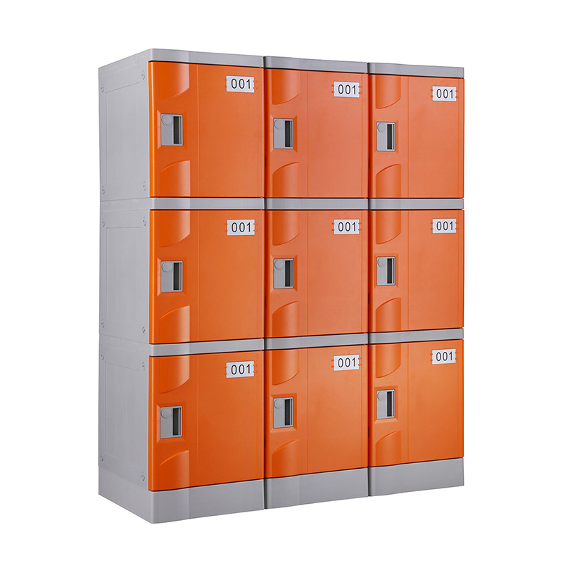 Orange T-320F-42 Plastic Lockers for Schools
