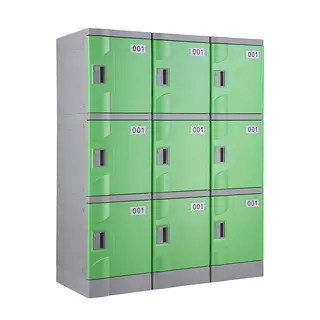 Light Green T-320F-42 Plastic Lockers for Schools
