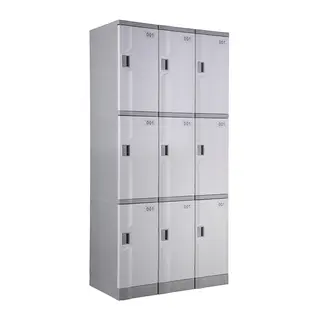 ABS Plastic Locker T-320M-42: 3-Tiers, For School, Swimming Pool
