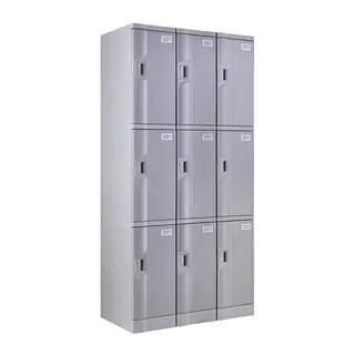 ABS Plastic Locker T-320M-42: 3-Tiers, For School, Swimming Pool