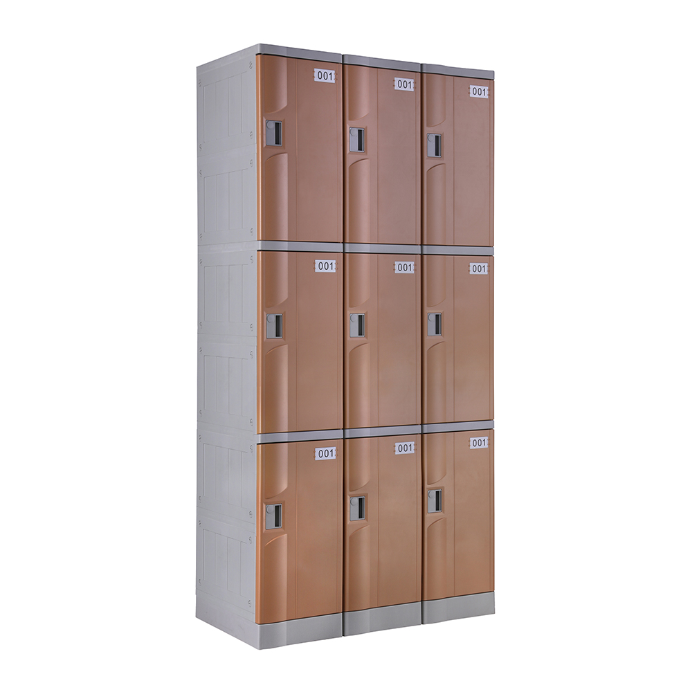 Coffee T-320M-50 Triple Tiers Swimming Pool Lockers