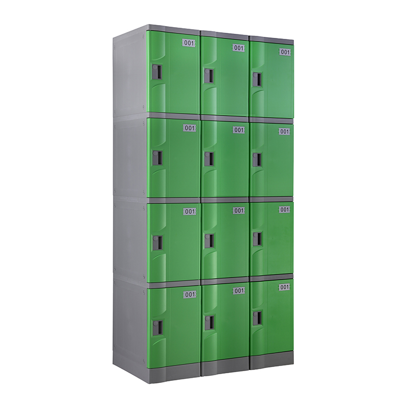 Green T-320S-50 Four Tiers Plastic School Lockers