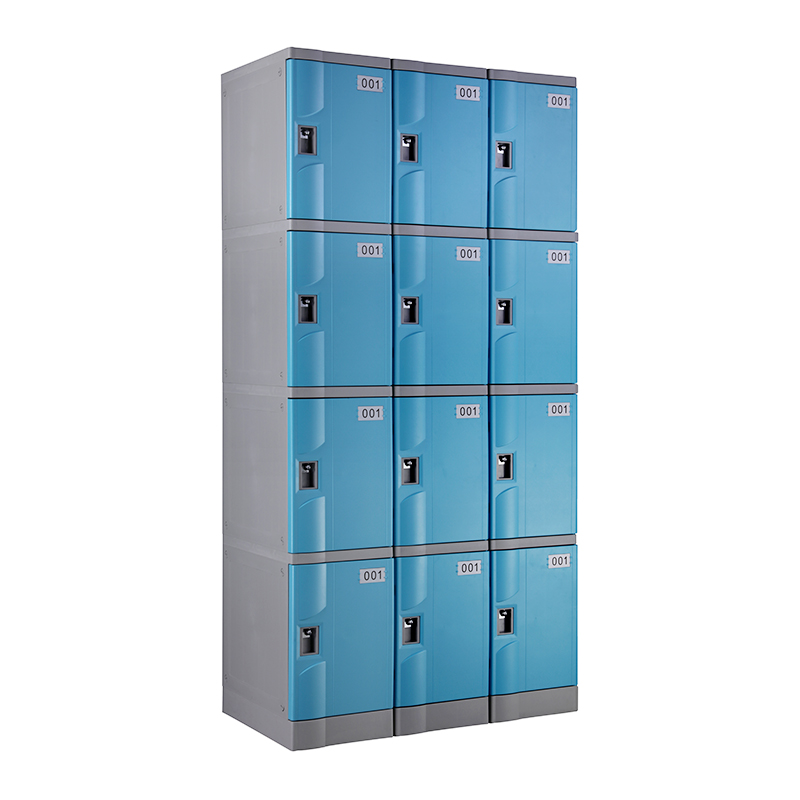 Light Blue T-320S-50 Four Tiers Plastic School Lockers